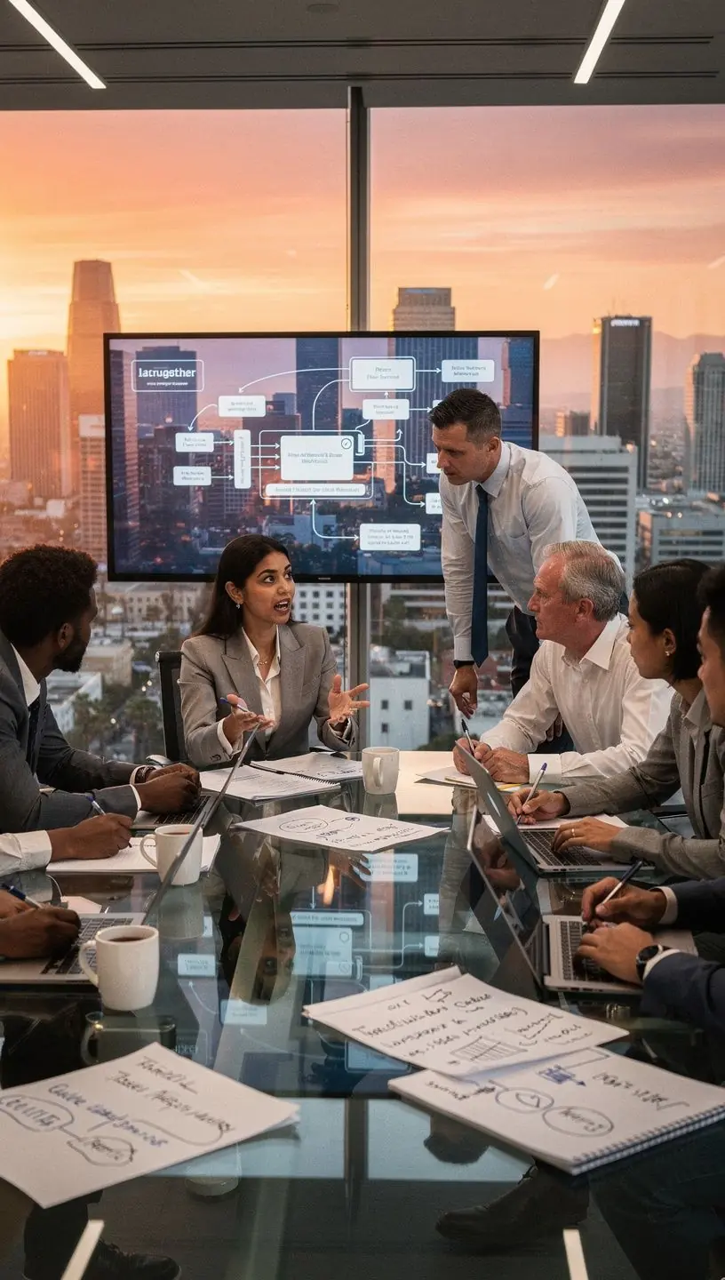 Roadmap graphic illustrating software automation strategies